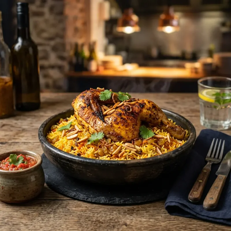 Just Mandi chicken rice meal by Kebabjoy